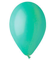 Воздушные шары 10 шт, Италия - 30 см, цвет - мята (пастель)