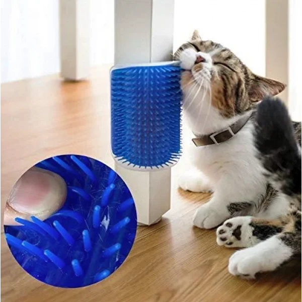 Фурмінатор для кішок Cat It щітка для грумінгу та чесака для шерсті котів і собак 2 в 1 Синій