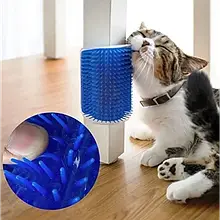 Фурмінатор для кішок Cat It щітка для грумінгу та чесака для шерсті котів і собак 2 в 1 Синій