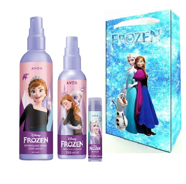 AVON Disney Frozen II - Холодное Сердце 2. Детский парфюмерно-косметический набор ( 4 ед) в пакете - фото 1 - id-p1778831344