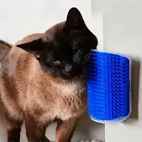 Фурмінатор для кішок Cat It щітка для грумінгу та чесака для шерсті котів і собак 2 в 1 Синій