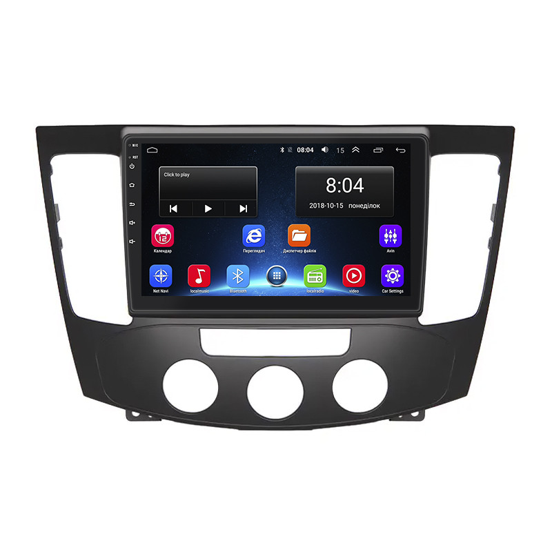 Штатна магнітола Lesko для Hyundai Sonata V (NF) Manual AC 2008-2010 екран 9" 2/32Gb Wi-Fi GPS Base