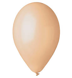 Повітряні кульки (25 см) 10 шт, Італія, колір - тілесний (пастель)