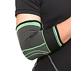 Еластичний фіксатор-бандаж на ліктьовий суглоб / Відріз на лікоть від розтягнень, травм і перевантажень / Налокітник, фото 2