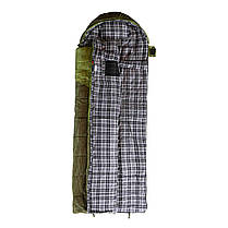 Спальний мішок Tramp Kingwood Long ковдра лівий dark-olive/grey -25/-10/-5 230/100 UTRS-053L-L, фото 6