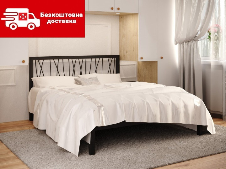 Ліжко Бергамо-1 180*200 Bergamo-1 металеве LOFT