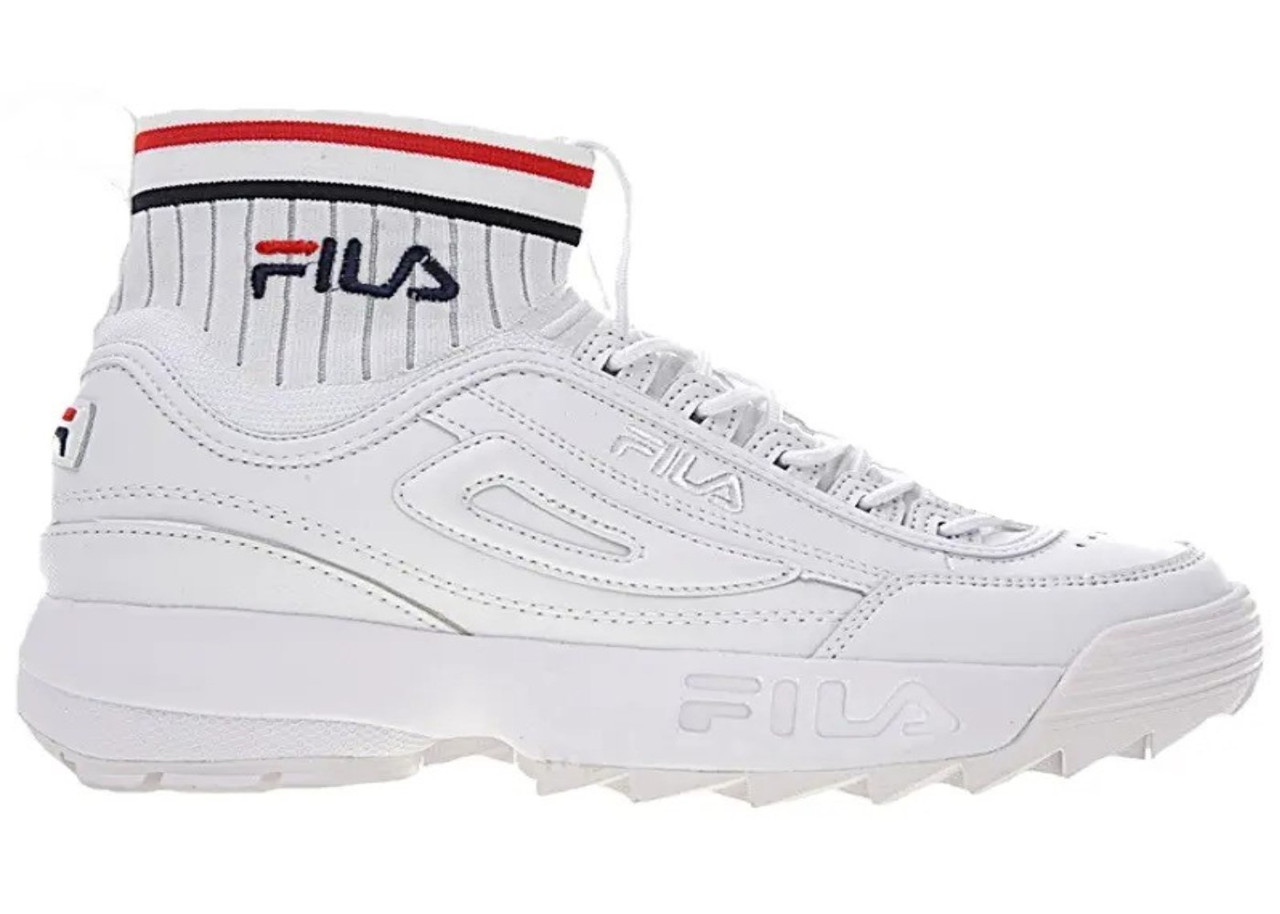 Кросівки Fila Disruptor 2 II Evo Sockfit White — FS1HTA1502X