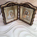 Ікони для вінчання в кіотах з патиною 25х30см, фото 4