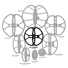 Котушка Nel Big 15x17 DD для Garrett ACE 150/200i/250/300i/350 Euro/400i, фото 4
