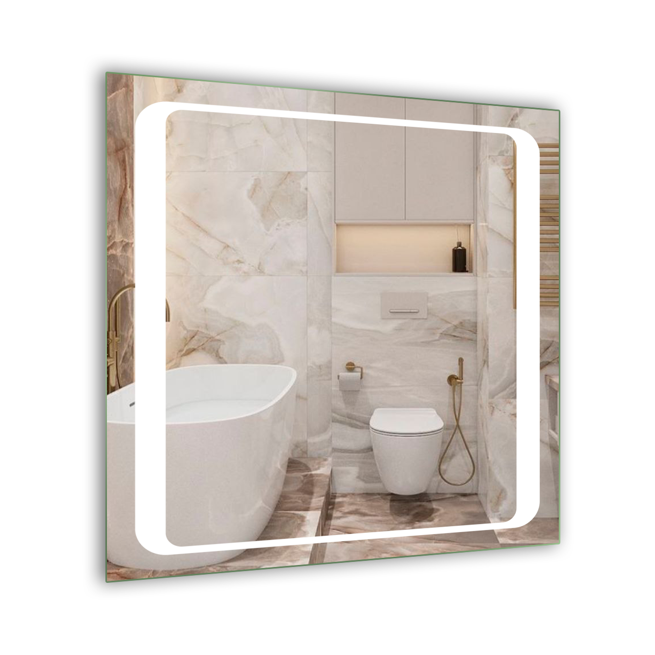 Дзеркало LED (70*80*2,5см) PR-D78, фото 1