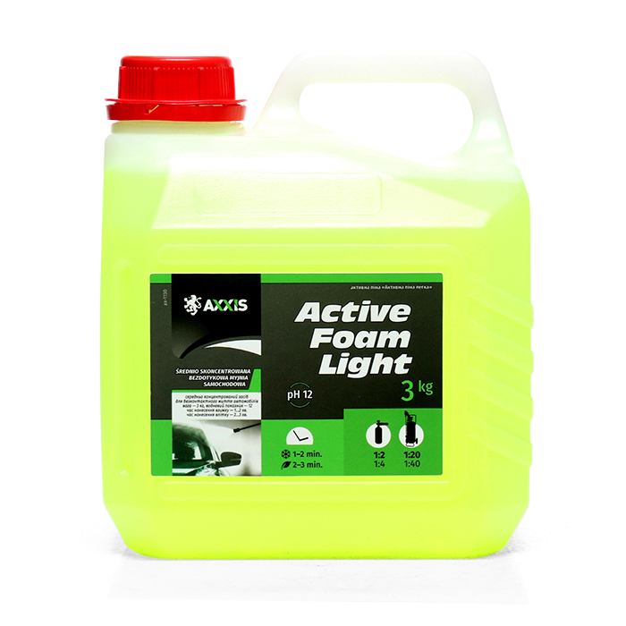 Активная пена AXXIS Active Foam Light (канистра 3л) ax-1130, фото 1