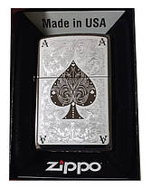 Оригінальна запальничка Zippo 28323 Ace Filigrane гарний подарунок, фото 3