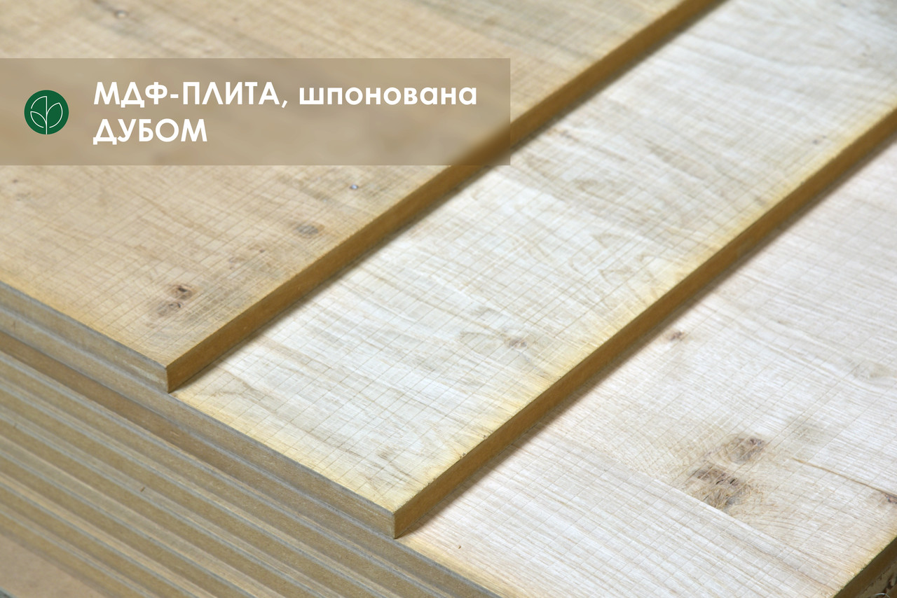 Стінова панель ДУБ У СУЧКАХ (РАФ КАТ) 20 мм 2,80х2,07 м