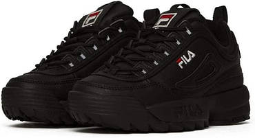 Кросівки Fila Disruptor 2 Triple Black (W) - 1010302-12V, фото 3