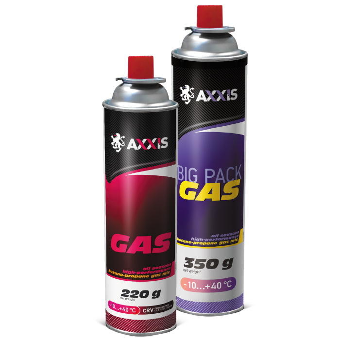 Газ всесезонный для горелок (баллон 450ml/220г) ax-0220g