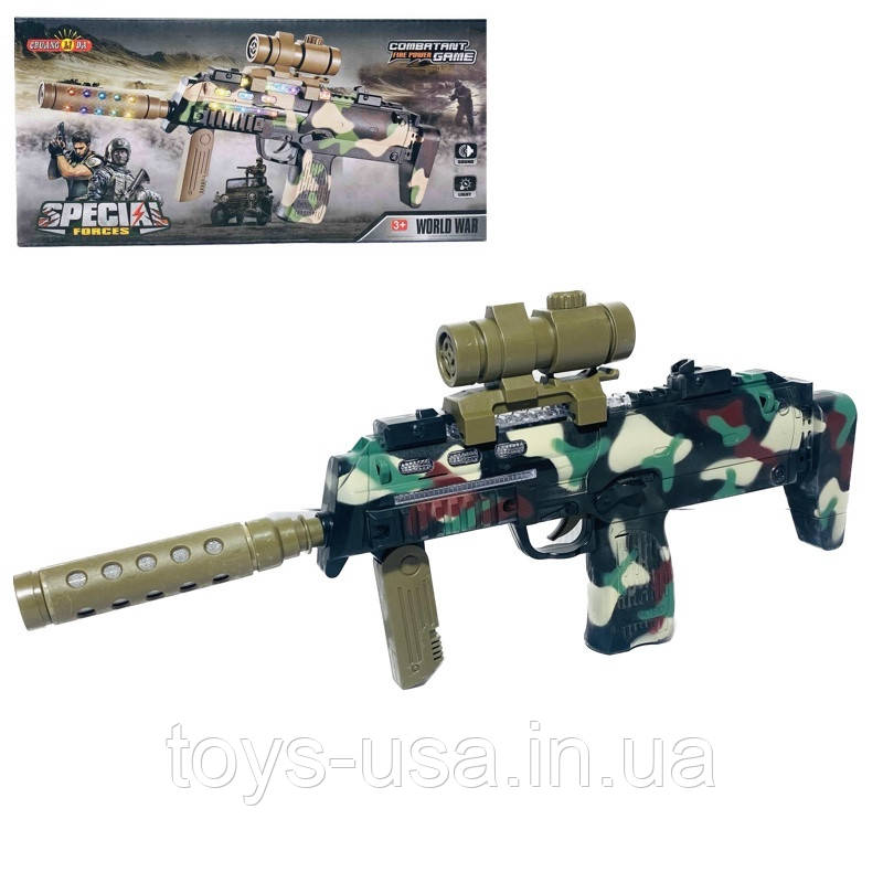 Автомат зі світловими та звуковими ефектами "Spesial Forces" арт. 810 M, фото 1