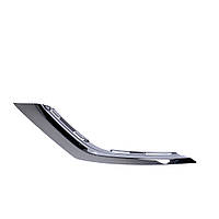 6407A143 Молдинг переднього бампера нижній лівий хром Mitsubishi Outlander 16-20