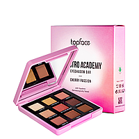 Палетка теней для век TopFace Maestro Academy Eyeshadow Bar 9 оттенков № 003 Cherry Passion