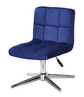 Крісло Arno Modern Base оксамит, на хромованій хрестовині на стопах, фото 2