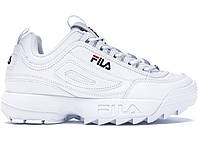 Кроссовки Fila Disruptor 2 White Navy Red - 5FM00002-125 / 1010302-1FG