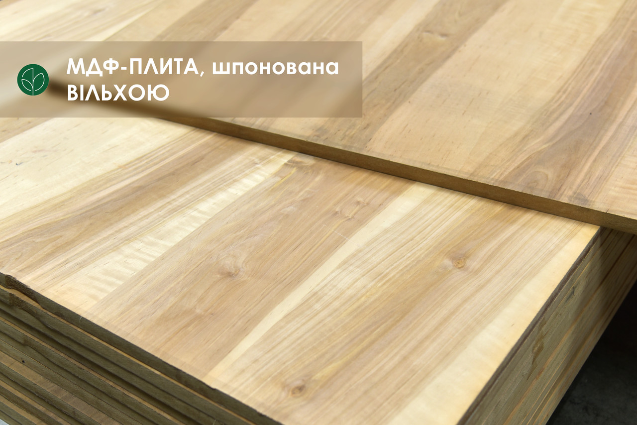 Стінова панель ВІЛЬХА (ЯДРО) 19 мм 2,80х1,033 м = 2.9 м² ( 1 лист ), фото 1