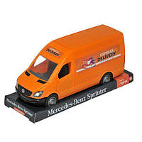 Іграшковий Автомобіль "Mercedes-Benz Sprinter" вантажний (помаранчевий) Tigres