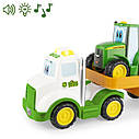 Іграшковий тягач і трактор John Deere Kids зі світлом і звуком (47207), фото 3