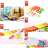 Набір двосторонніх маркерів Worison FineLiner / Brush Markers Pens 60 кольорів (WN-002/60), фото 7