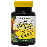 Мультивитамины с Лютеином, Ultra Source of Life, Natures Plus, 30 таблеток