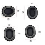 Амбушури Audio-Technica ATH SR30BT WS660BT AR5BT MSR7b DSR7BT DSR9BT M50X M40X Logitech G Pro Натуральна шкіра, фото 6