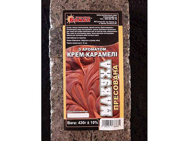 Жменька для рибалки (підгодовування) пресована Карамель 430гр ТМ Бомба