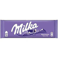 Шоколад Мілка альпійське молоко Milka alpine milk 270 грам