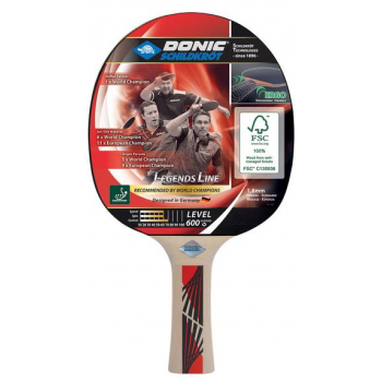 Ракетка для настільного тенісу Donic Legends 600 FSC для просунутих гравців (724416)
