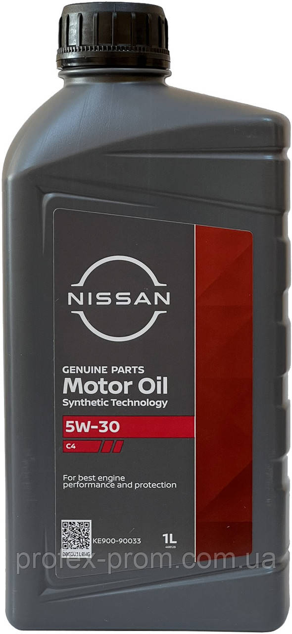 Олива NISSAN Motor Oil 5W-30 C4 DPF, 1л (шт.)