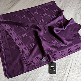 Хустка шовкова C.H.A.N.E.L  бургунді