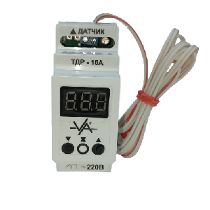 Терморегулятор 16А 220V універсальний на din-рейку