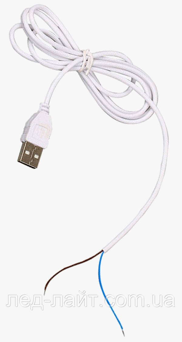 USB cable DIY wire 2pin white