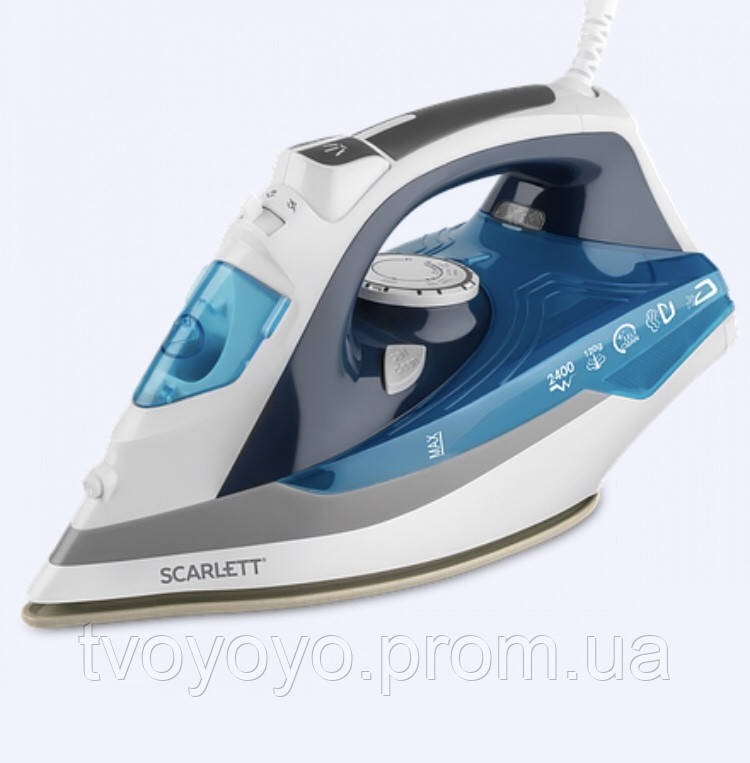 Утюг Scarlett SC-SI 30 Р06 Голубой 300888 TV, код: 1899875, цена 1189. ...