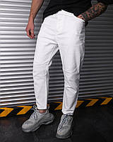 Белые мужские джинсы бойфренды BEZET BASIC