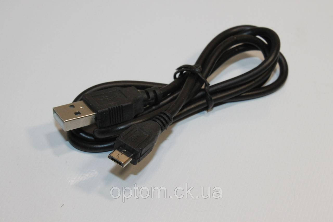 Кабель microUSB 80см Black, фото 1