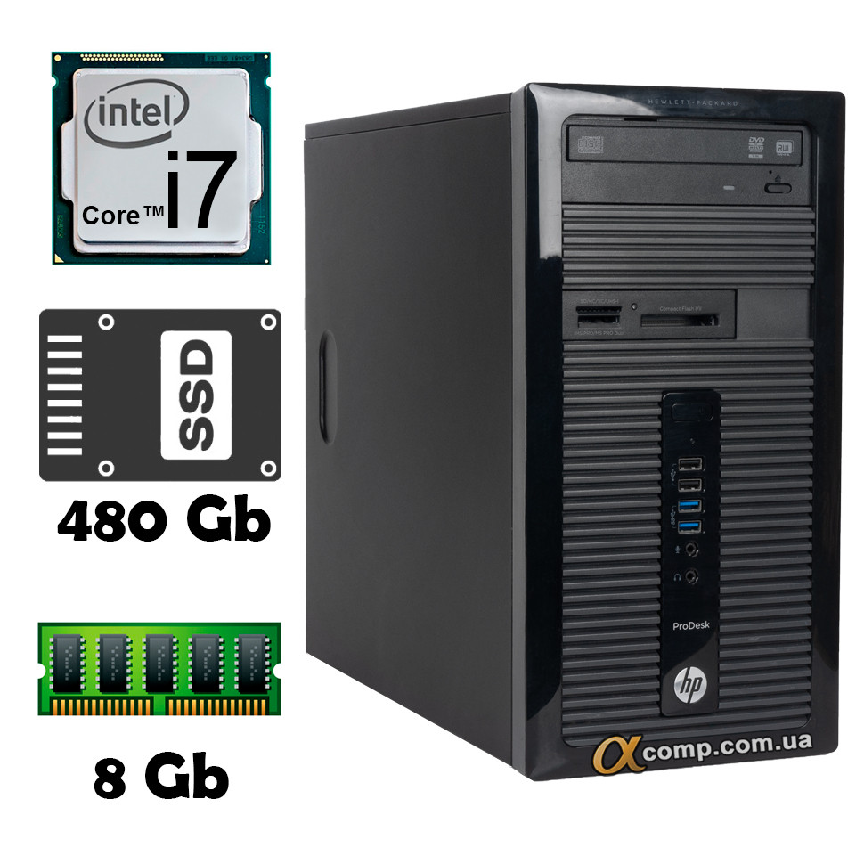 HP 490 G1 (i7-4770 • 8Gb • ssd 480Gb) MT, фото 1