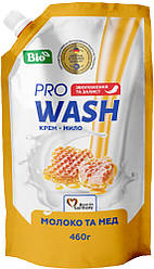 Рідке мило Pro Wash Молоко та мед 140265 460 г