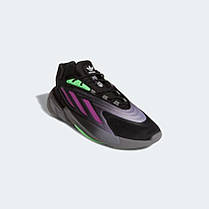 Кросівки Adidas Ozelia Black Purple Screaming Green - H04249, фото 4