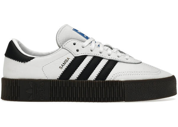 Кросівки Adidas Sambarose White Black Gum — AQ1134, фото 1