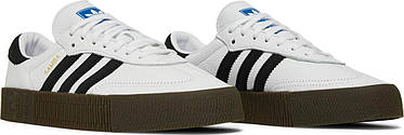 Кросівки Adidas Sambarose White Black Gum — AQ1134, фото 4