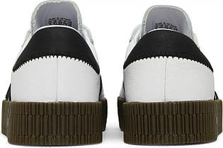 Кросівки Adidas Sambarose White Black Gum — AQ1134, фото 5