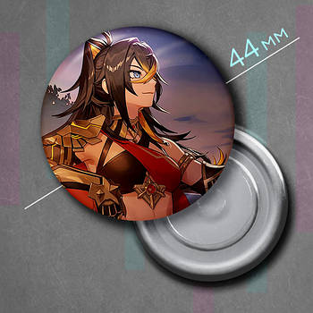 "Дех'я (Геншин / Genshin)" магніт круглий Ø44 мм