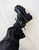 Ботинки Prada Monolith Pouch Ankle Boots Black Brushed Leather And Nylon, фото 8