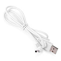 Переходник кабель с разъёма USB на DC 5.5/2.1 120см, белый