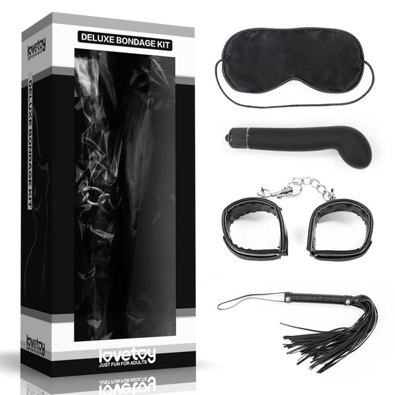 Набір для Сексуальних Бдсм Ігор Deluxe Bondage Kit (маска, Вібратор ...